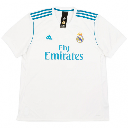 Ronaldo #7 Retro Real Madrid Home Jersey 2017/18