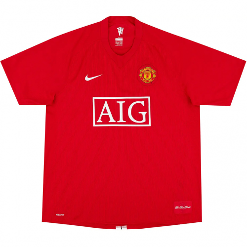 Retro Manchester United Home Jersey 2007/08