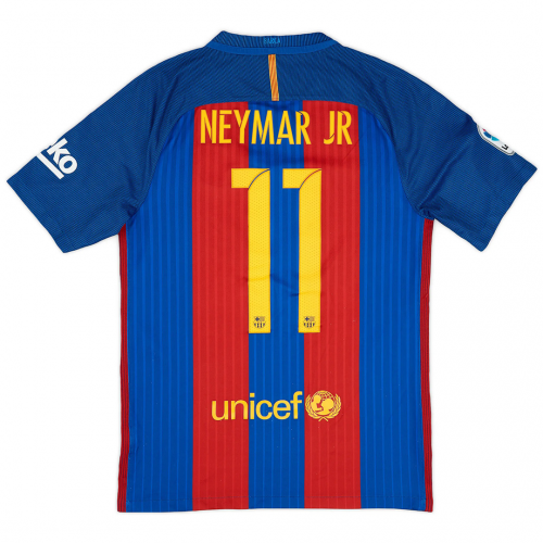 NEYMAR JR #11 Retro Barcelona Home Jersey 2016/17