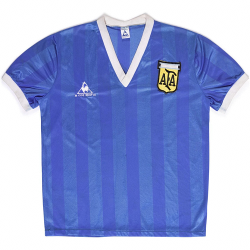 Retro Argentina Away Jersey World Cup 1986