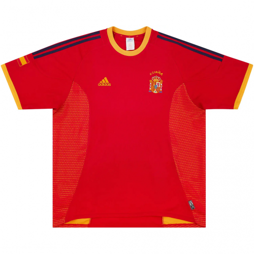 Retro Spain Home Jersey World Cup 2002