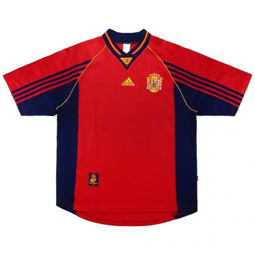 Retro Spain Home Jersey World Cup 1998