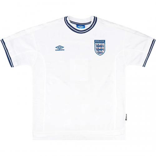 England Retro Jersey Home Euro Cup 2000