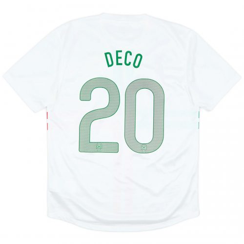 DECO #20 Portugal Retro Away Jersey Euro Cup 2012