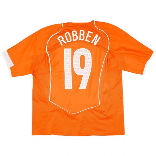 ROBBEN #19 Netherlands Retro Jersey Home EURO 2004