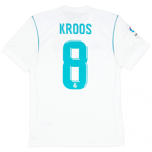 KROOS #8 Retro Real Madrid Home Jersey 2017/18