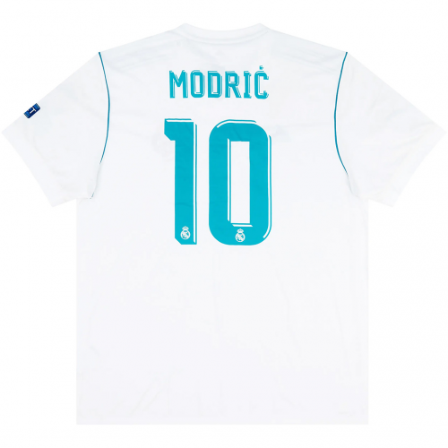 MODRIĆ #10 Retro Real Madrid Home Jersey 2017/18