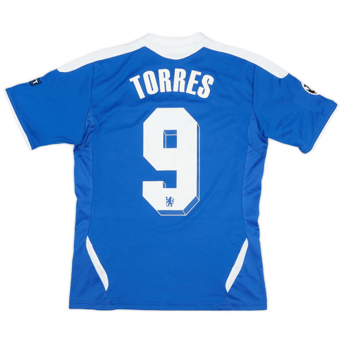 TORRES #9 Chelsea UCL Final Retro Home Jersey 2011/12