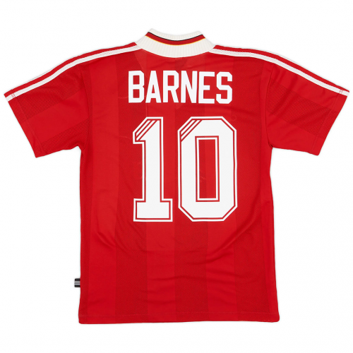 BARNES #10 Retro Liverpool Home Jersey 1995/96