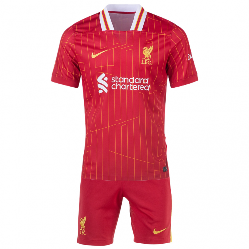 Kids Liverpool Home Kit Jersey+Shorts 2024/25