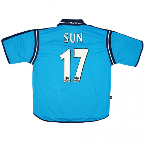 Sun #17 Manchester City Retro Home Jersey 2002/03