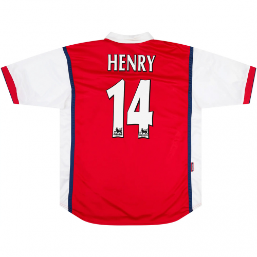 HENRY #14 Arsenal Retro Jersey Home 1998/99