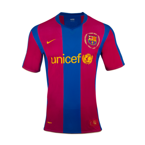 Henry #14 Barcelona Retro Home Jersey 50-Years Anniversary 2007/08