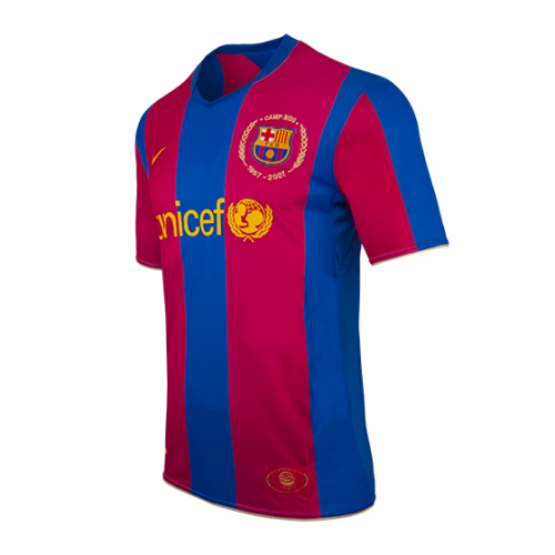 Henry #14 Barcelona Retro Home Jersey 50-Years Anniversary 2007/08