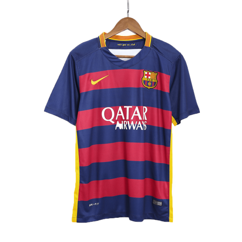 Messi #10 Barcelona Retro Jersey Home 2015/16