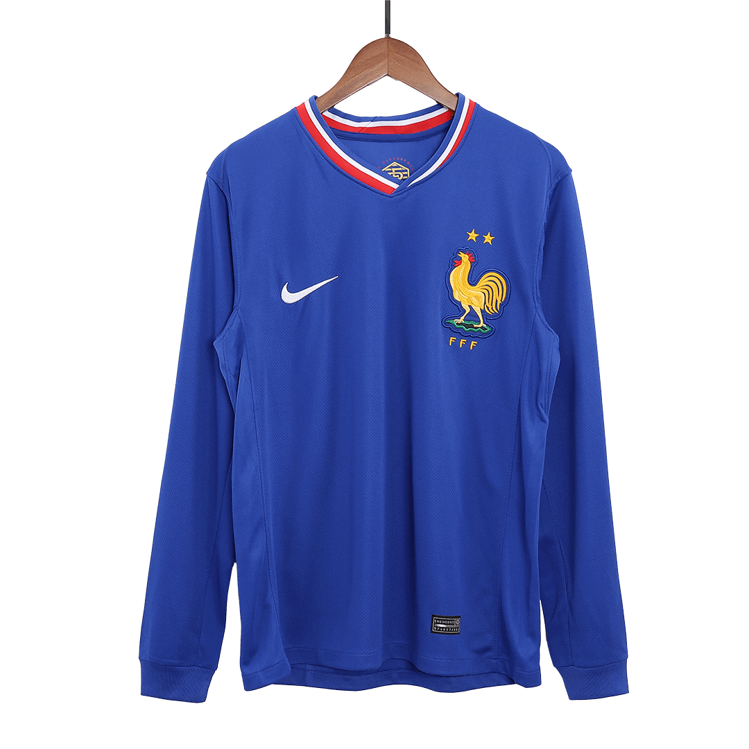 France Home Long Sleeve Jersey Euro 2024