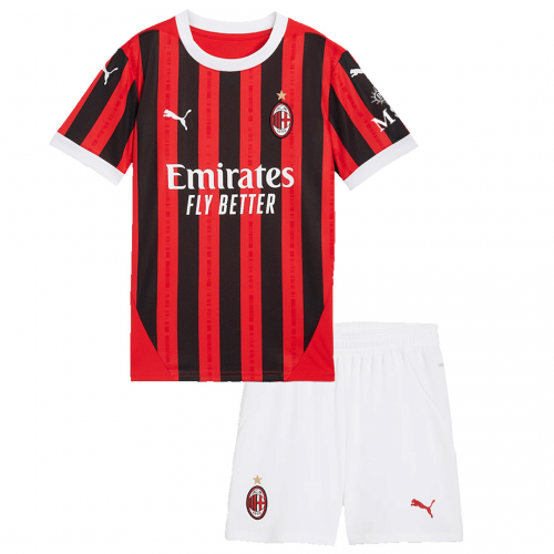 Kids AC Milan Home Jersey Kit 2024/25