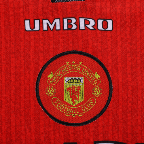 Scholes #18 Retro Manchester United Home Jersey 1996/98