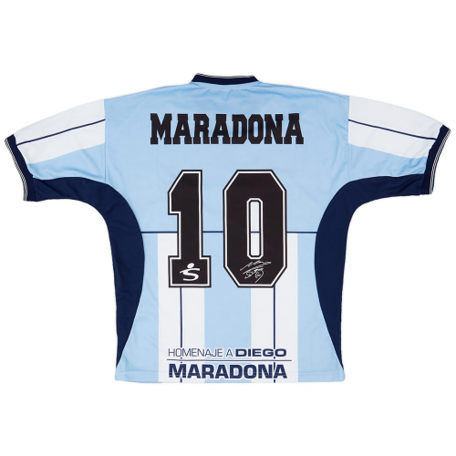 Maradona Argentina Fila Farewell Diego Testimonial Jersey 2001