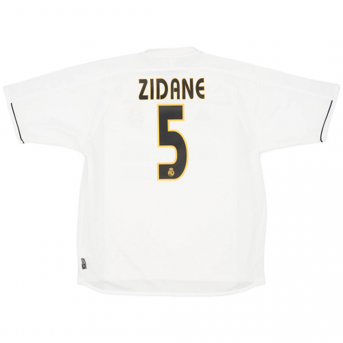 Zidane #5 Retro Real Madrid Home Jersey 2003/04