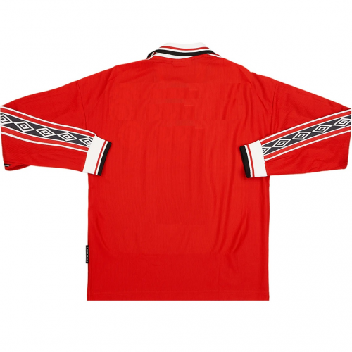 Manchester United Retro Jersey Home Long Sleeve 1998/00