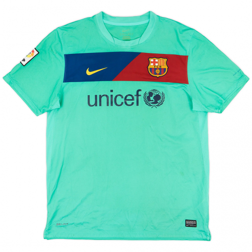 Messi #10 Retro Barcelona Away Jersey 2010/11