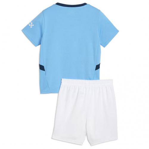 Kids Manchester City Home Kit Jersey+Shorts 2024/25