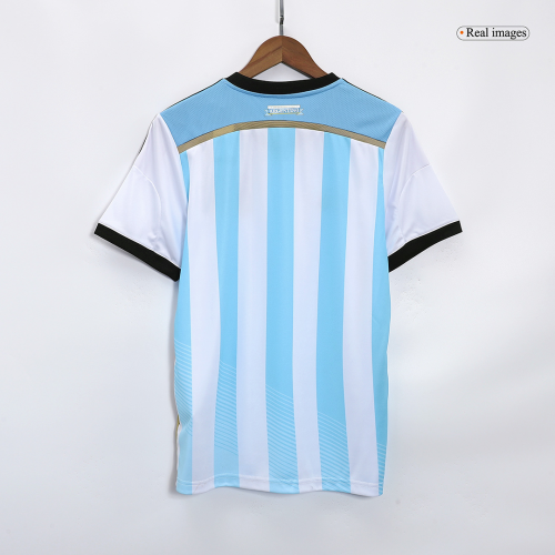 Messi #10 Argentina Retro Home Jersey 2014/15