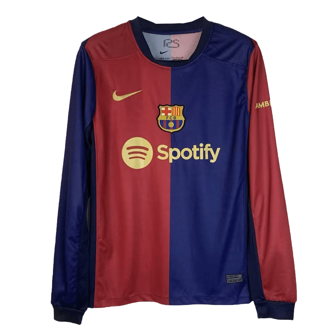 Barcelona Home Long Sleeve Jersey 2024/25