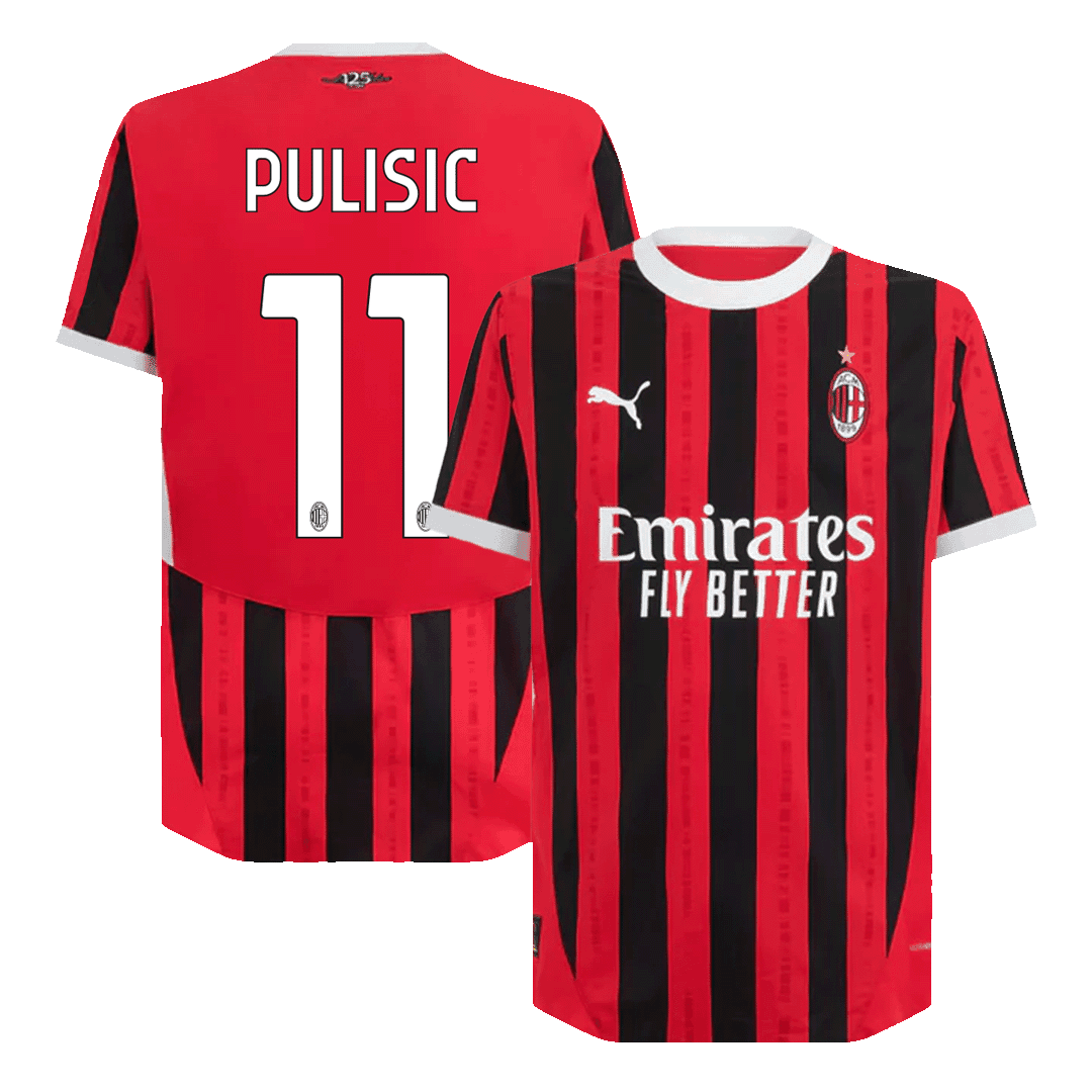 PULISIC #11 AC Milan Home Jersey Player Version 2024/25