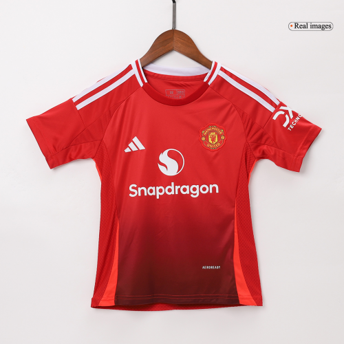 Discount Kids Manchester United Home Kit 2024/25