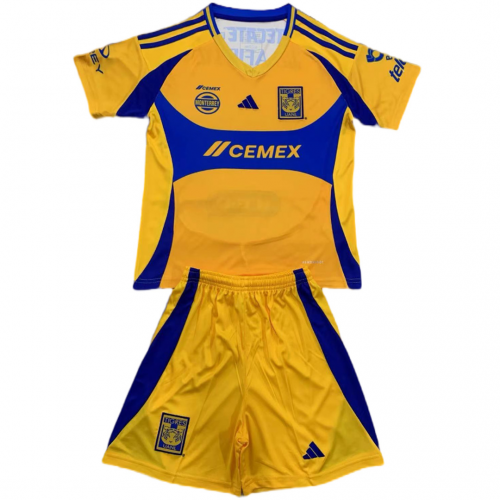 Kids Tigres UANL Home Jersey Kit 2024/25