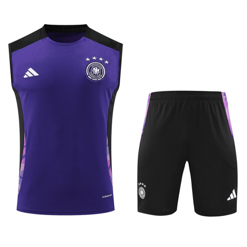 Germany Sleeveless Training Kit Purple Euro 2024