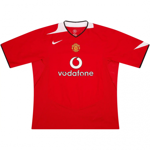 Rooney #8 Retro Manchester United Home Jersey 2005/06