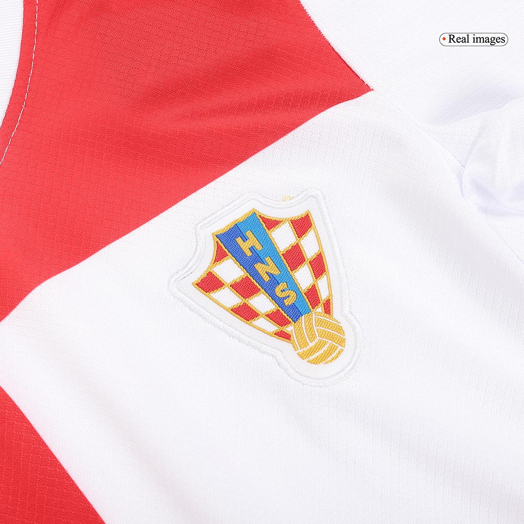 Kids Croatia Home Kit(Jersey+Shorts) Euro 2024