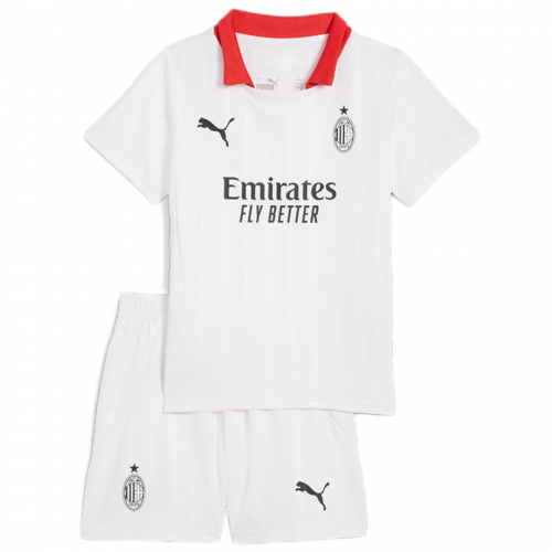 Kids AC Milan Away Jersey Kit 2024/25