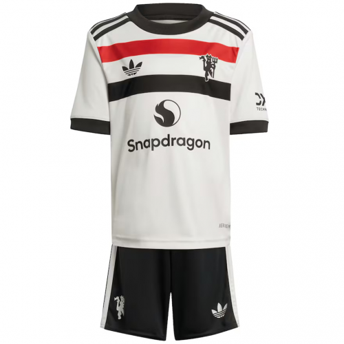 [Super Replica] Kids Manchester United Third Jersey Kit 2024/25