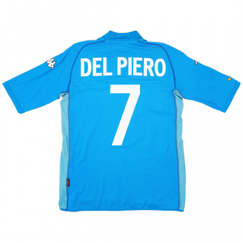 DEL PIERO #7 Retro Italy Home Jersey World Cup 2002