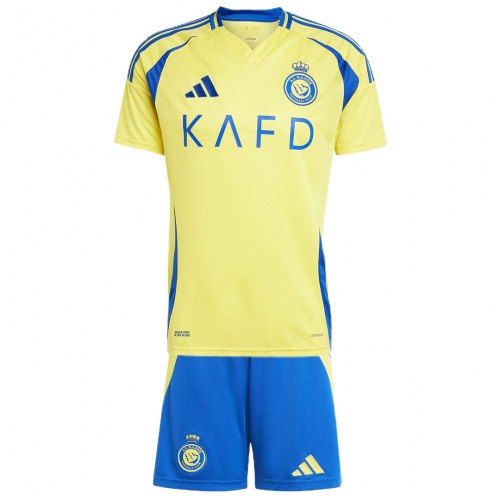 Kids Al Nassr Home Kit Jersey+Shorts 2024/25