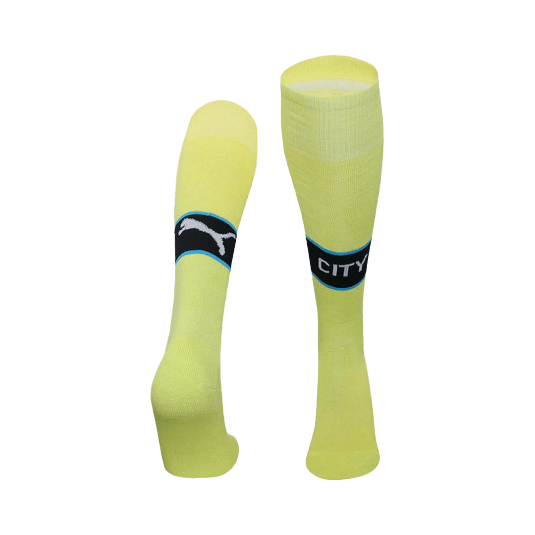 Kids Manchester City Away Soccer Socks 2024/25