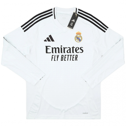 Real Madrid Home Long Sleeve Jersey 2024/25