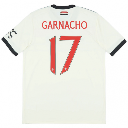 GARNACHO #17 Manchester United Third Jersey 2024/25 - Man United Font