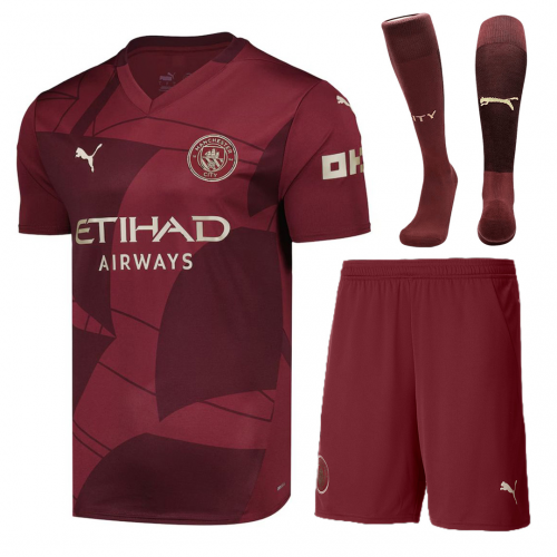 Manchester City Third Full Kit(Jersey+Shorts+Socks) 2024/25