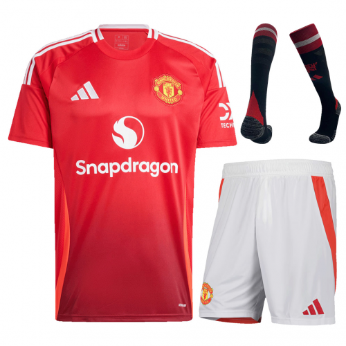 [Super Replica] Manchester United Home Full Kit 2024/25