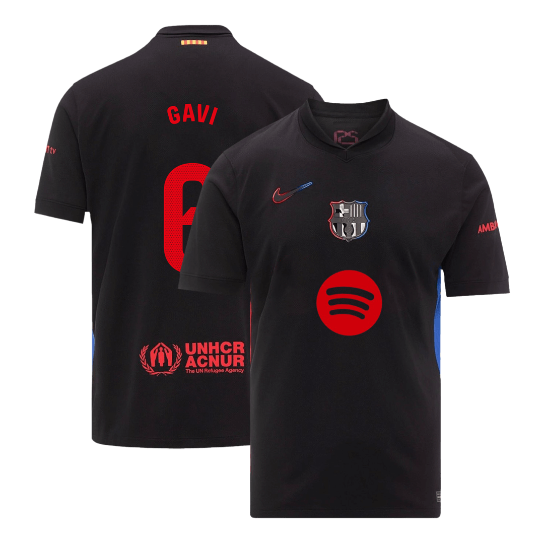 GAVI #6 Barcelona Away Spotify Logo Without Text Jersey 2024/25