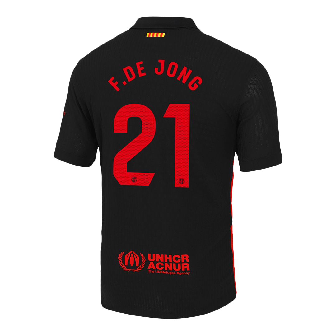 F.DE JONG #21 Barcelona Away Match Jersey 2024/25