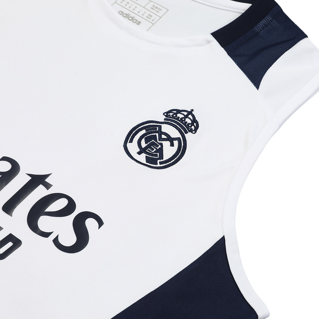 Real Madrid Pre-Match Vest Kit(Jersey+Shorts) 2024/25