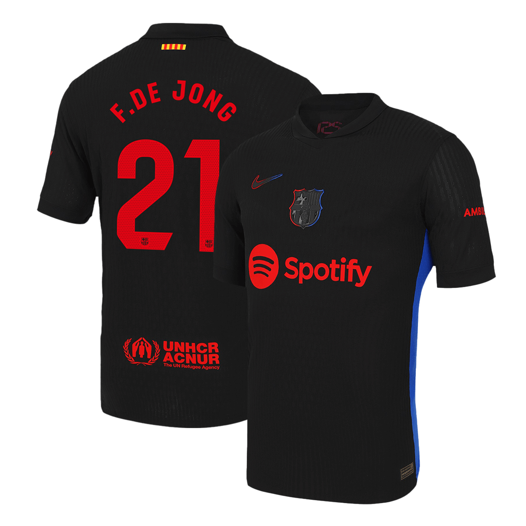 F.DE JONG #21 Barcelona Away Match Jersey 2024/25