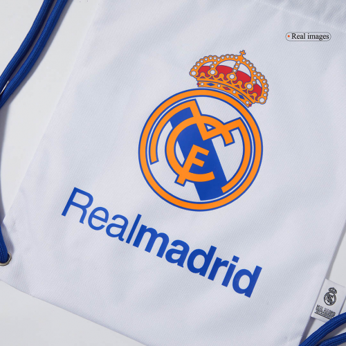 Real Madrid Crest Gymsack -White/Blue