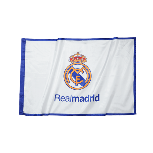 Real Madrid Team Flag - White/Blue